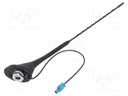 Antenna; car top; 0.4m; AM,FM; VW; with amplifier; 0.3m