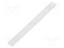 Cover for LED profiles; transparent; 1m; Kind of shutter: E