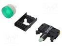 22mm; Illumin: LED; IP65; Ø22mm; Man.series: ST22; -25÷70°C; 230VAC