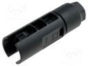 Connector: solar; male; "-" marking; 4mm2; with contacts; crimped