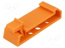 Fixing element; orange; TS35