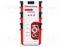 Container: cuvette; black,red; 140x75x105mm; 6pcs; X BLOCK