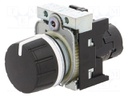 Potentiometer; 22mm; 3SU1.5; -25÷70°C; Ø22mm; IP67; 4.7kΩ