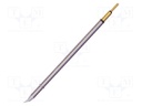 Tip; bent conical; 0.1mm; 413°C; for soldering station