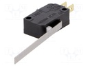 Microswitch SNAP ACTION; with lever; SPDT; 11A/125VAC; Pos: 2