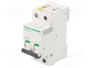 Circuit breaker; 400VAC; Inom: 20A; Poles: 2; DIN; Charact: B; 10kA