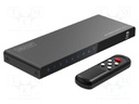 Switch; HDMI 2.0; black; Out: HDMI socket
