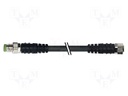 Connection lead; M8; PIN: 4; 2m; plug; 30VAC; 4A; -30÷80°C; IP67