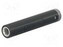 Connector: 4mm banana; socket; 32A; 30VAC; 60VDC; L: 43.5mm; black