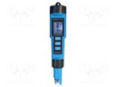 Meter: pH; LED 3,5 digit (1999),with a backlit; 0,00÷14,00pH