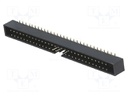 Socket; IDC; male; PIN: 60; vertical; SMT; gold flash; 2mm