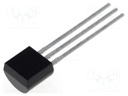 Transistor: PNP; bipolar; 50V; 0.8A; 625mW; TO92
