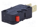 Microswitch SNAP ACTION; without lever; SPDT; 16A/250VAC; Pos: 2