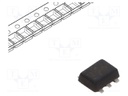 Transistor: NPN / PNP; bipolar; BRT; 50V; 0.1A; 500mW; SOT553