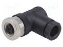 Plug; M12; PIN: 4; female; A code-DeviceNet / CANopen; for cable