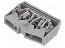 Terminal block; ways: 1; 0.08÷2.5mm2; spring clamp; 800V; 24A