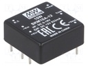 Converter: DC/DC; 10W; Uin: 9÷18V; 12VDC; Iout: 833mA; 1"x1",DIP