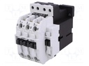 Contactor: 3-pole; NO x3; 24VDC; 32A; DIN,panel; CI 32; -30÷60°C