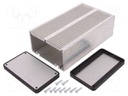 Enclosure: with panel; PCB is fastened in guides; Sink Box