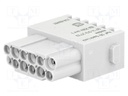 Connector: HAN; module; female; Quick Lock; PIN: 12; snap-on; 10A