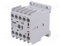 Contactor: 3-pole; NO x3; Auxiliary contacts: NO; 230VAC; 8.5A