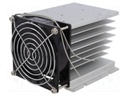 Heatsink: extruded; H; aluminium; L: 106mm; W: 140mm; H: 96mm; raw