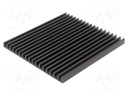 Heatsink: extruded; L: 150mm; W: 140mm; H: 10mm; aluminium; anodized