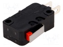 Microswitch SNAP ACTION; with lever; SPDT; 16A/250VAC; 10A/30VDC