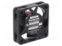 Fan: DC; axial; 12VDC; 40x40x10mm; 8.4m3/h; 21.5dBA; ball bearing