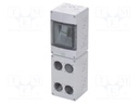 Enclosure: for modular components; grey; No.of mod: 4; Series: STV