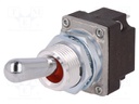 Switch: toggle; Pos: 2; SPDT; ON-(ON); 0.1A/28VDC; -40÷85°C; IP68