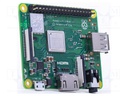 Single-board computer; Cortex A53; uP: BCM2837B0; 1.4GHz; 5VDC