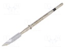 Tip; knife; 0.3x2.5mm