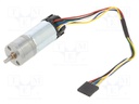 Motor: DC; with encoder,with gearbox; LP; 6VDC; 2.4A; 170rpm; 101g