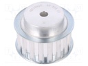 Belt pulley; T10; W: 25mm; whell width: 40mm; Ø: 55.45mm; aluminium
