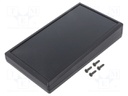 Enclosure: desktop; TENCLOS SLANT SLOPE; X: 85mm; Y: 145mm; ABS