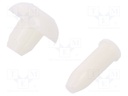 Rivet; polyamide; L.rivet: 5.1mm; Panel cutout diam: 4.8mm