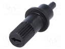 Knob; shaft knob; black; 20mm; Application: CA9M