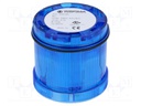 Signaller: lighting; continuous light; Colour: blue; bulb BA15D