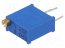 Potentiometer: mounting; multiturn; 2kΩ; 500mW; THT; ±10%; linear