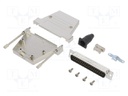 D-Sub; PIN: 37; male; shielded,with strain relief; straight