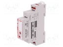 Timer; 1s÷10days; SPDT; 24VDC/16A,250VAC/16A; 230VAC; DIN; PIN: 5