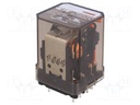 Relay: electromagnetic; 3PDT; Ucoil: 24VDC; Icontacts max: 10A