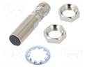Sensor: inductive; Output conf: PNP / NO; 0÷9mm; 10÷30VDC; M12