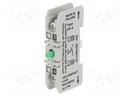 Auxiliary contacts; Leads: screw terminals; Mounting: front; 6A