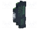 Converter: analog signals; DIN; 0÷10VDC; 19.2÷28.8VDC; 0÷60°C