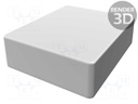 Enclosure: multipurpose; X: 100mm; Y: 120mm; Z: 35mm; 1550; aluminium
