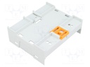 Enclosure: enclosure base; 90mm; ABS; grey; UL94HB