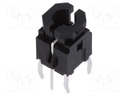 Microswitch TACT; SPST-NO; Pos: 2; 0.05A/12VDC; THT; LED; 1.96N