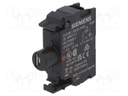 Illuminating unit; 22mm; 3SU1.5; -25÷70°C; Illumin: LED; front